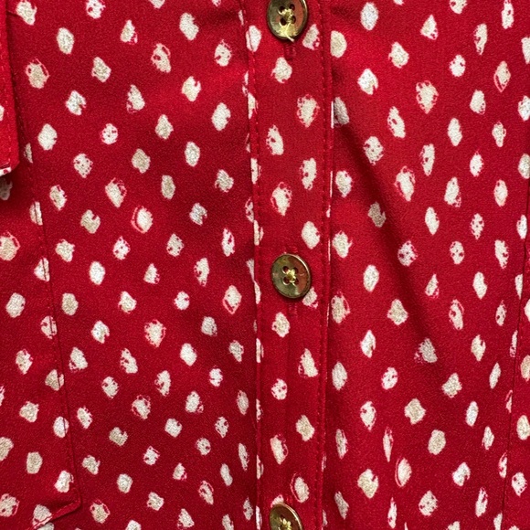 CROFT & BARROW Cut off sleeve blouse - Picture 3 of 10